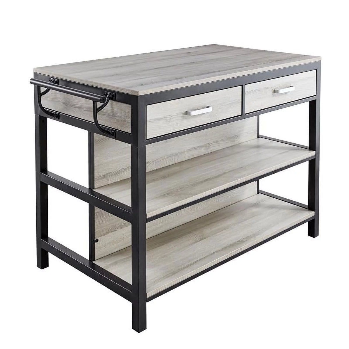 Counter Height Dining Table in Weathered Driftwood H94106
