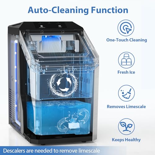 Silver Nugget Ice Maker Countertop, 55lbs/Day, Self-Cleaning G3746