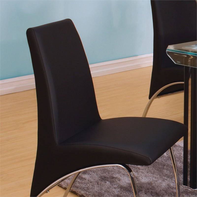 Black Flared Dining Chair P908558