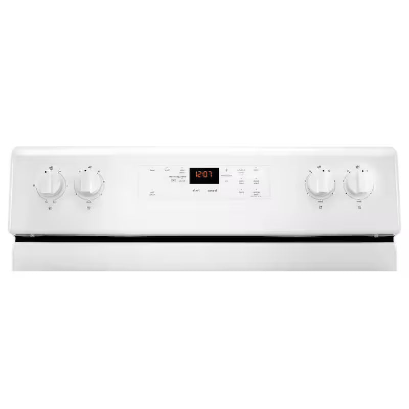 Electric Range with Shatter-Resistant Cooktop in White X699276