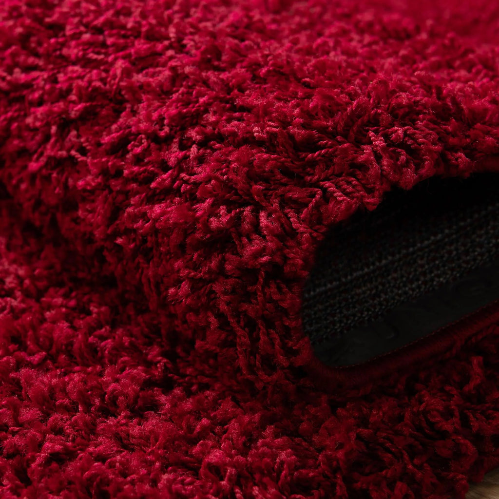 Cherry Red 7' x 10' Shag Rug H299