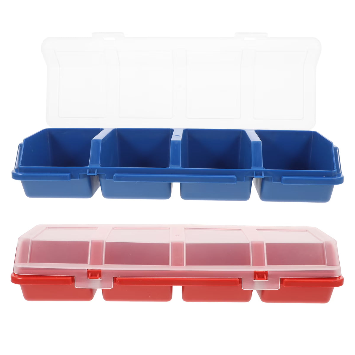 2 Pcs Screw and Nail Organizers Storage Parts Box C314