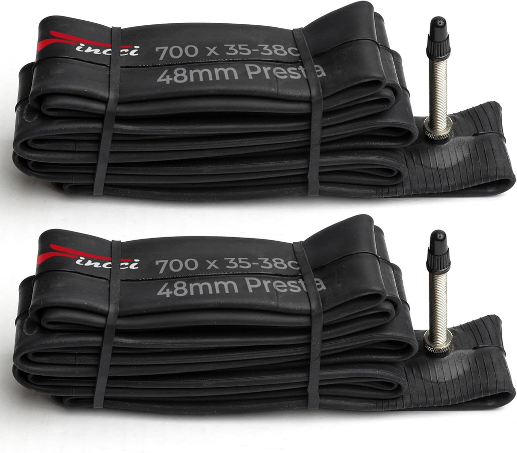 Bike Inner Tube 700x35c / 32c / 38c Presta Valve 48mm Pack of 2 I662