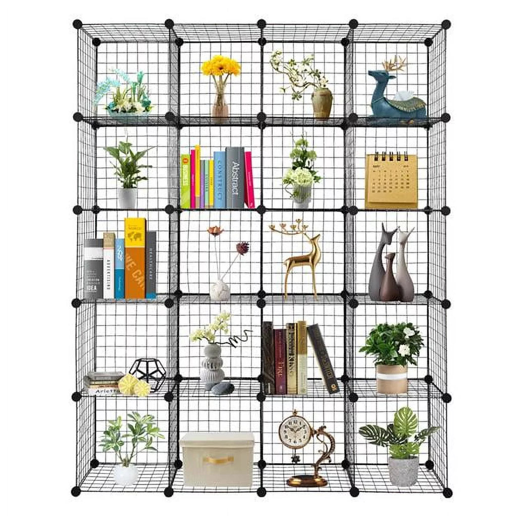 Metal Wire Cube Storage Organizer Shelves C265341