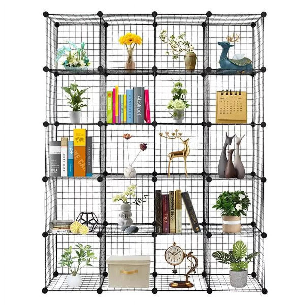 Metal Wire Cube Storage Organizer Shelves C265341