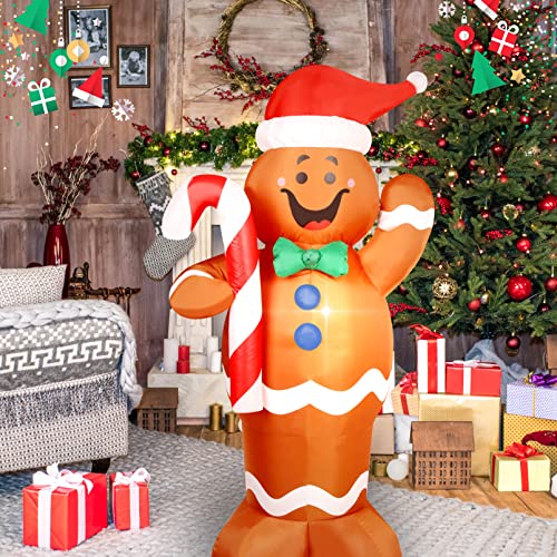 8 Feet Tall Lighted Inflatable Christmas Nutcracker Yard Decoration D1666