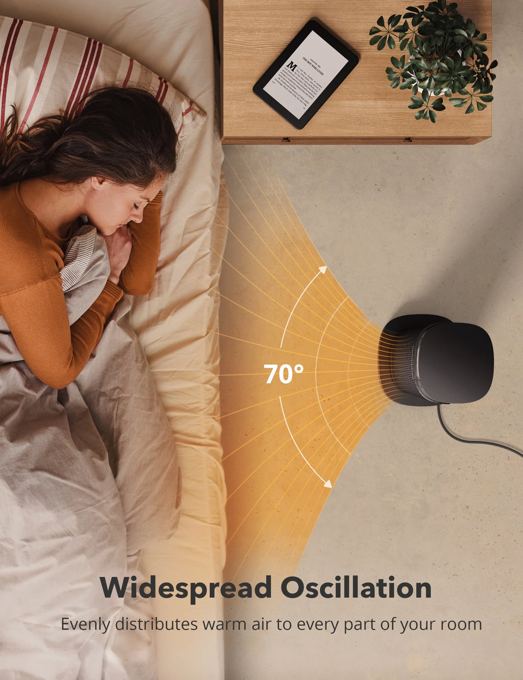 1500W PTC Ceramic Heater with Remote Y99285