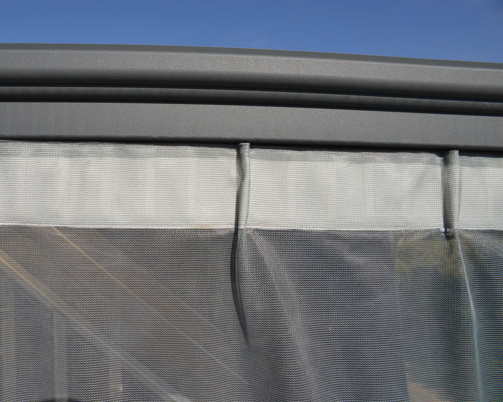 14' x 14' Gazebo Netting Set 4 Piece F69773