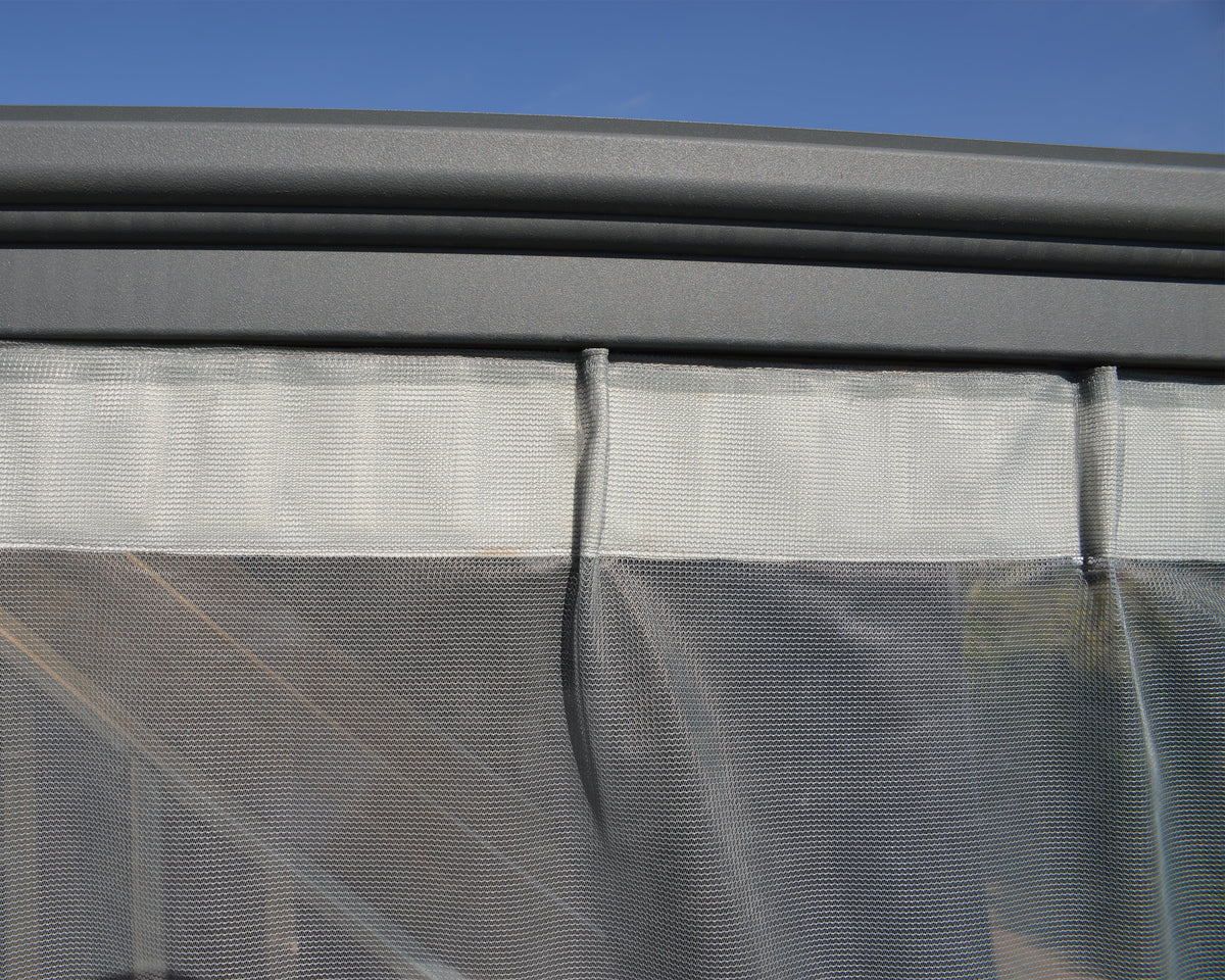 14' x 14' Gazebo Netting Set 4 Piece F69773