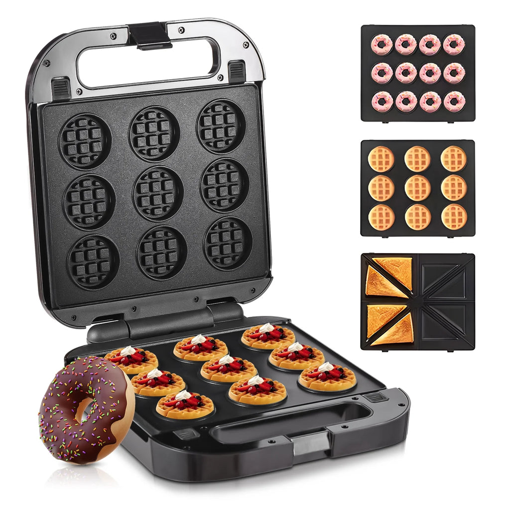 3-in-1 Nonstick Dessert Maker with Removable Plates H252671