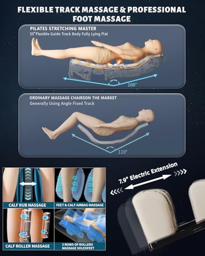 4D Full Body Massage Chair with Zero Gravity Recliner Grey K790902