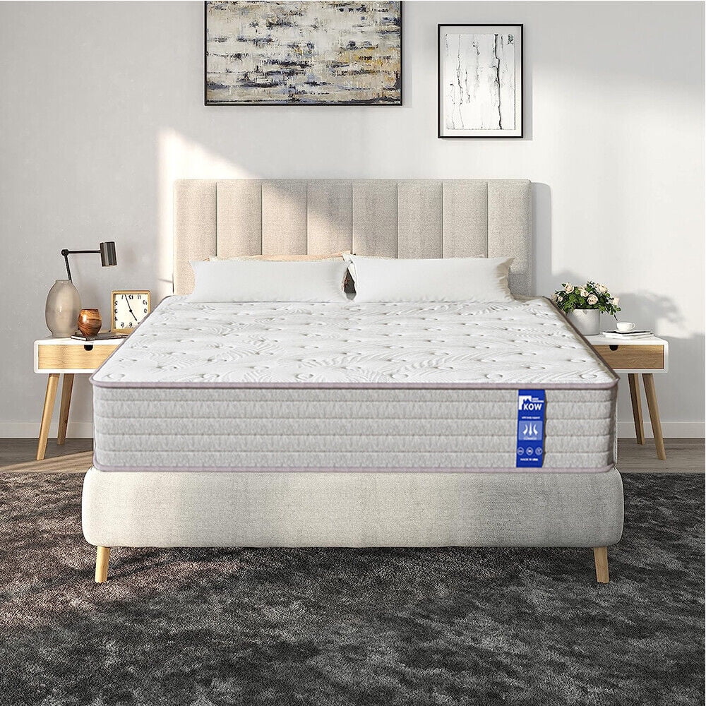 12 Full Size Gel Memory Foam Pocket Spring Hybrid Mattress Q148
