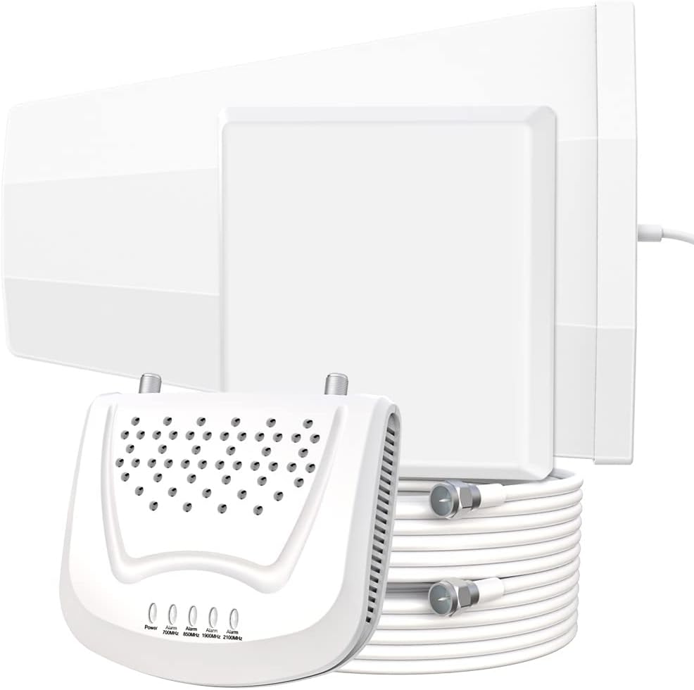 Cell Phone Signal Booster Kit, 2G/3G/4G LTE, 5G Ready Q87659