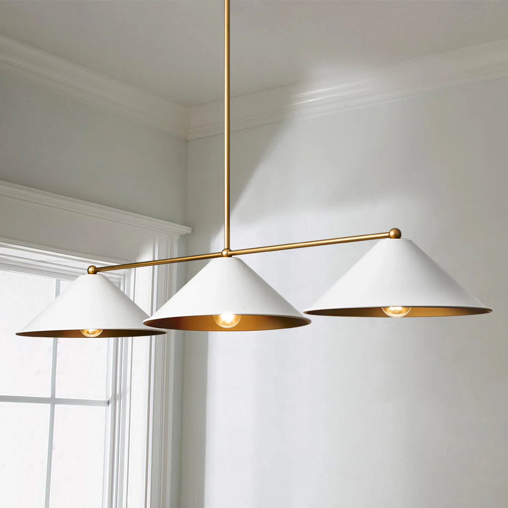 3-Light Industrial Linear Pendant F390578