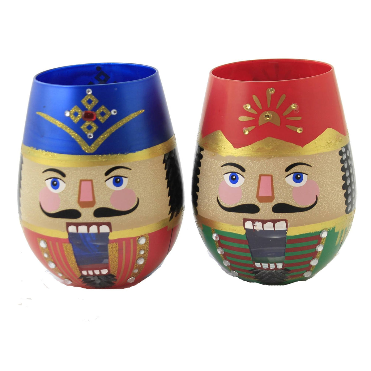 2 Piece Stemless Wine Glass Set E1699