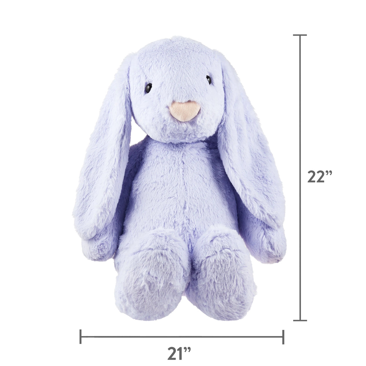 Purple Easter Bunny Plush E887