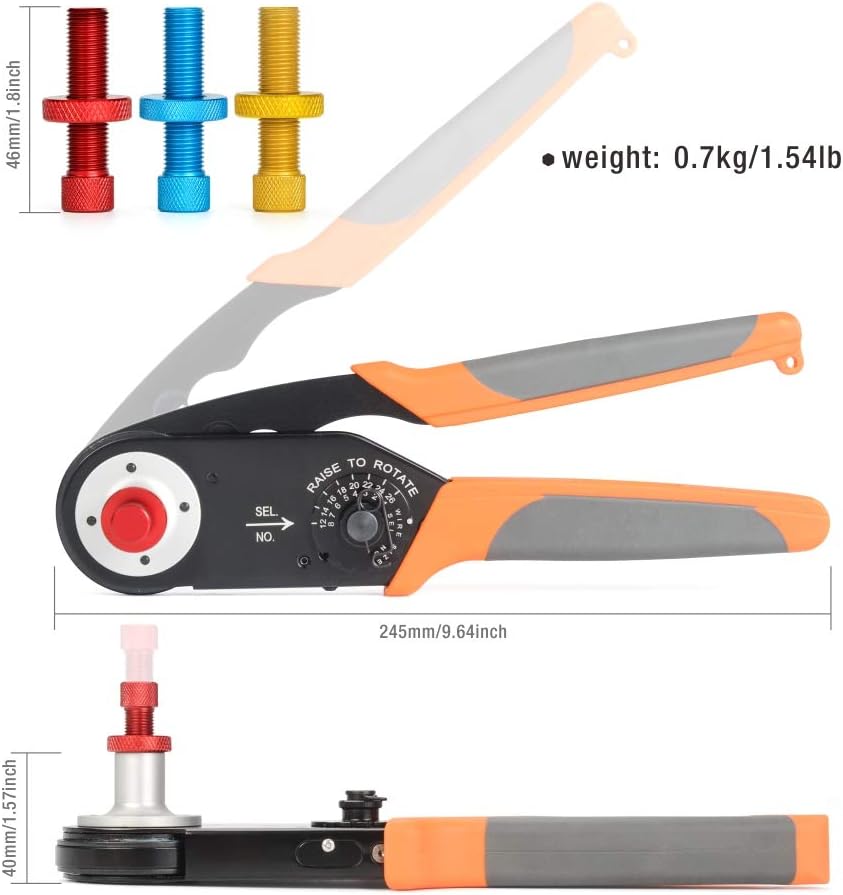 Deutsch Solid Contacts Crimping Tool AWG 26-12 Pack of 2 P728