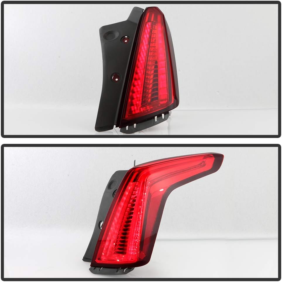 All Red Lens LED Tail Light Brake Lamp Assembly Replacement Right Passenger Side M39057