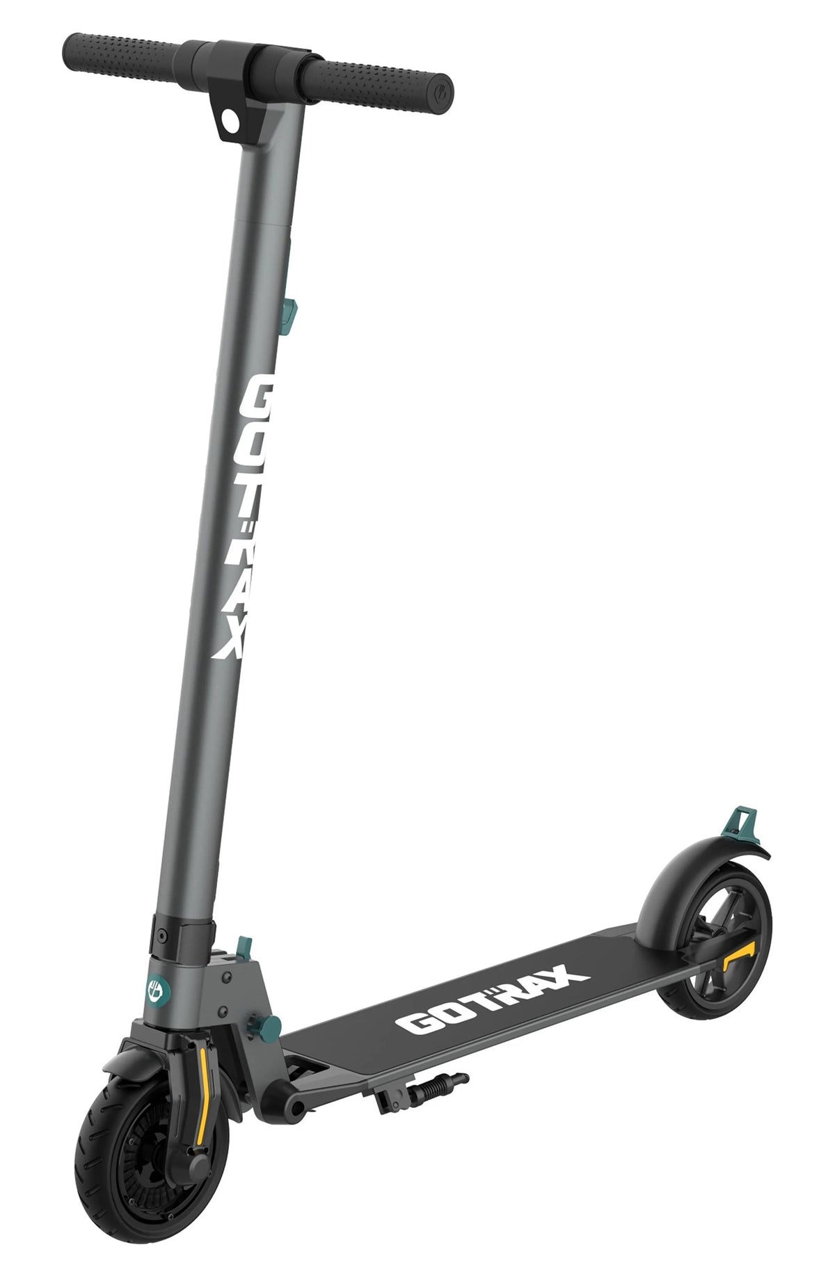 Gray Foldable Electric Scooter with 6 Tires Q242988