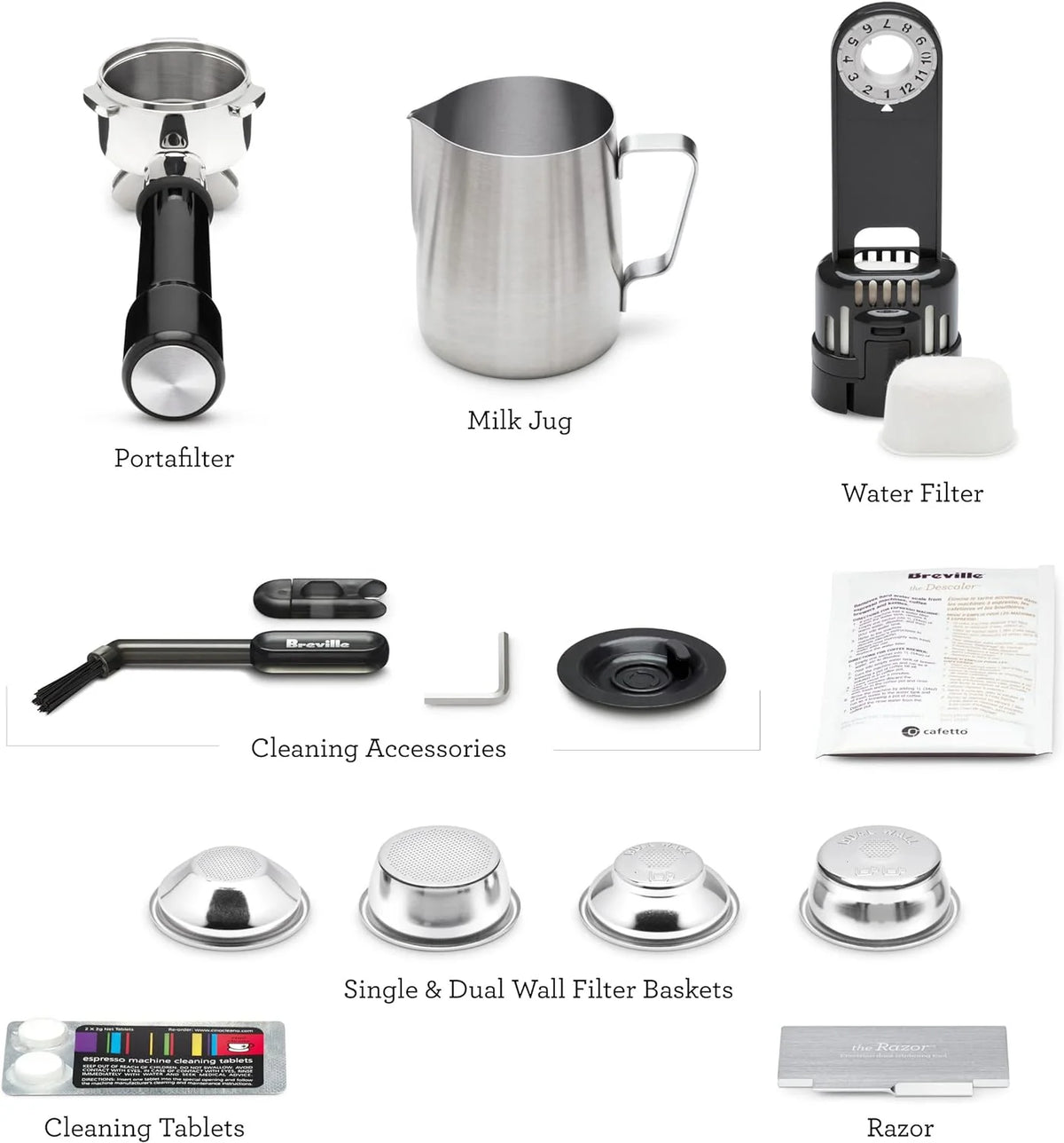Stainless Steel Espresso Machine, 2 Liters Z636900