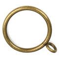 Set of 30 Antique Brass Curtain Rings with Eyelets N951370