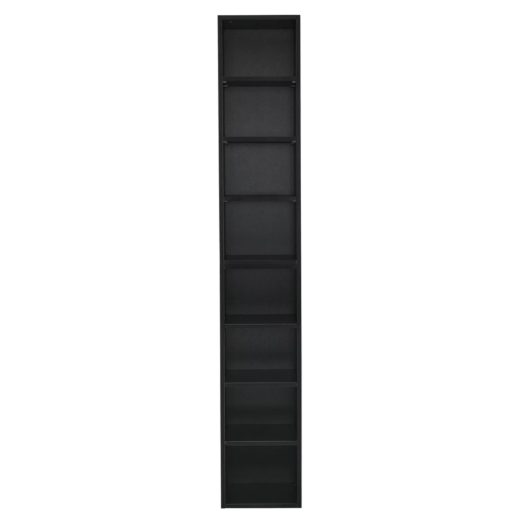8-Tier Media Tower Rack with Adjustable Shelves V247848