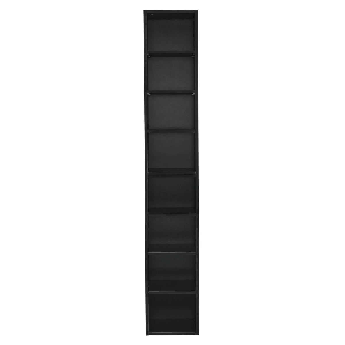 8-Tier Media Tower Rack with Adjustable Shelves V247848