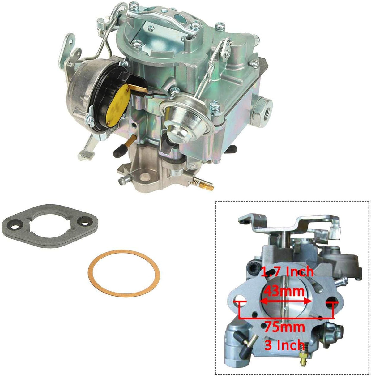 1 Barrel Carburetor Automatic Choke E18593