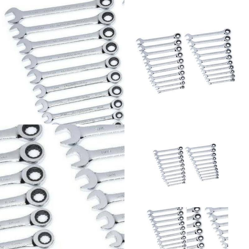 20-Piece Ratcheting Wrench Set SAE and Metric M37046