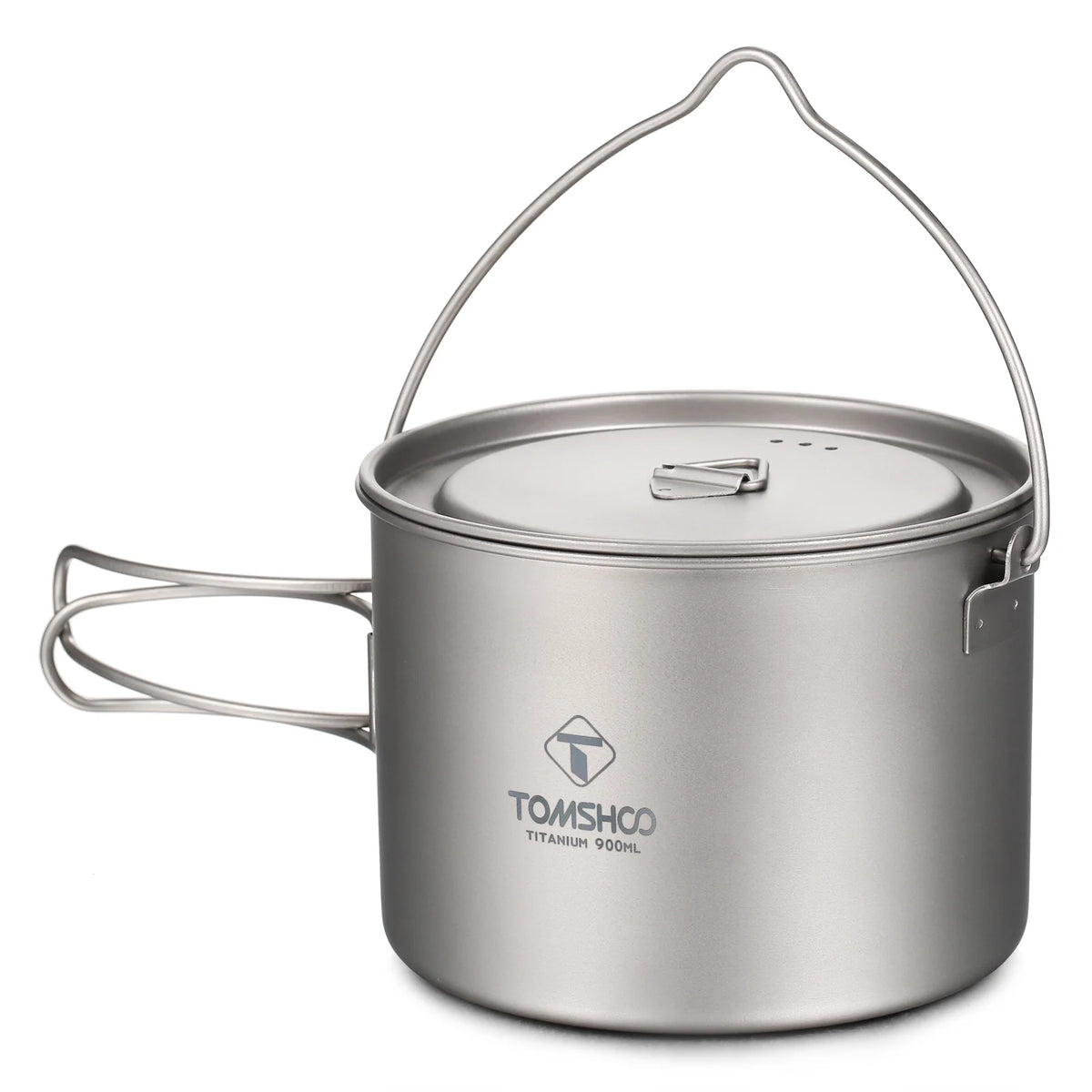 Titanium Hanging Pot for Camping 750ml/900ml/1100ml/1600ml/2000ml/2800ml N44597