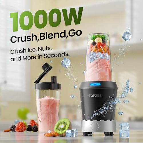1000W Single Serve Smoothie Blender with 24oz Cups J332579