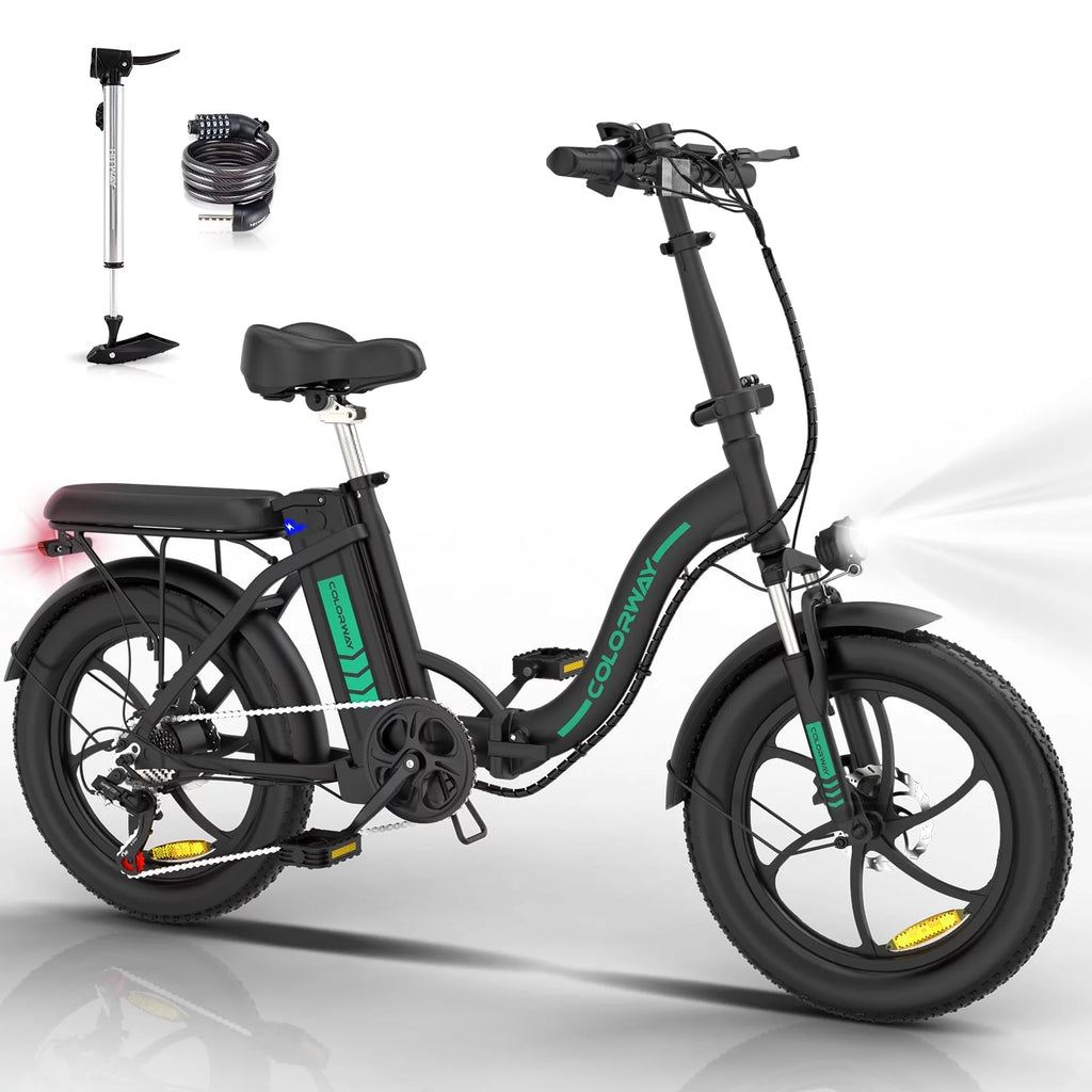 500W Fat Tire Electric Bike 11.2Ah 36V T9143