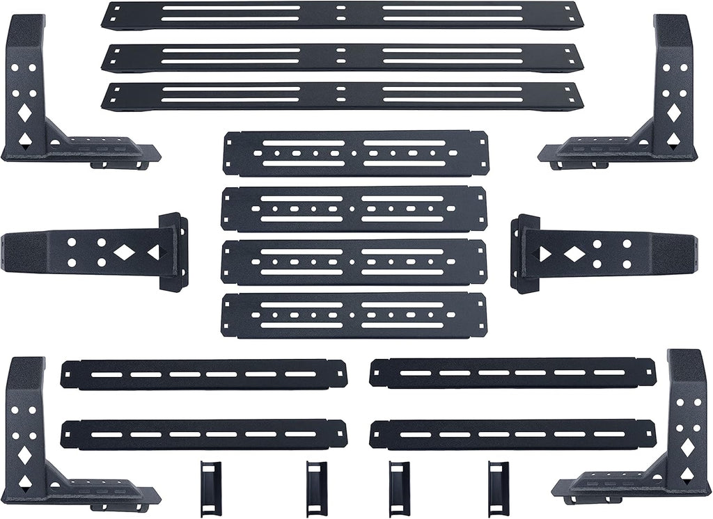 Truck Bed Rack Cargo Rack System for Jeep Gladiator 2020 2021 W697088