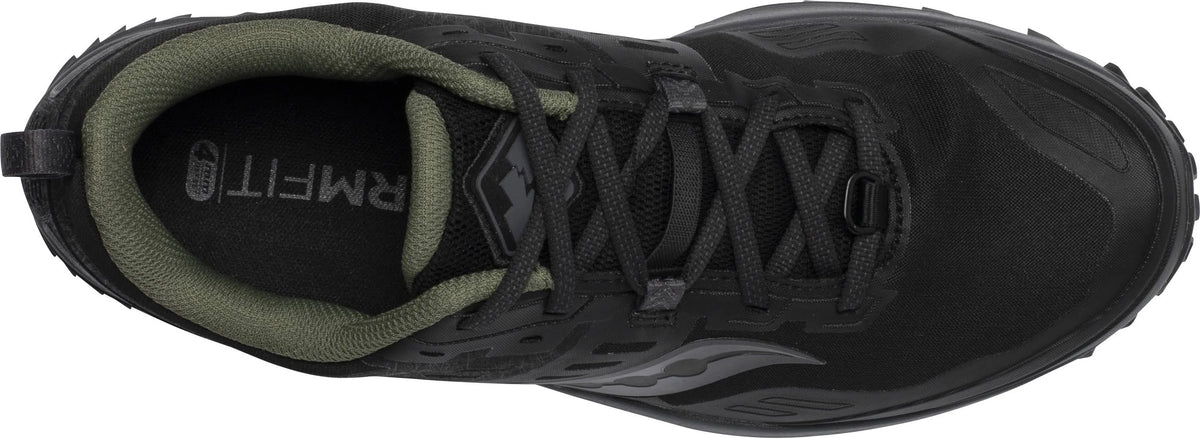 Black/Pine Men's Trail Running Shoes Q719