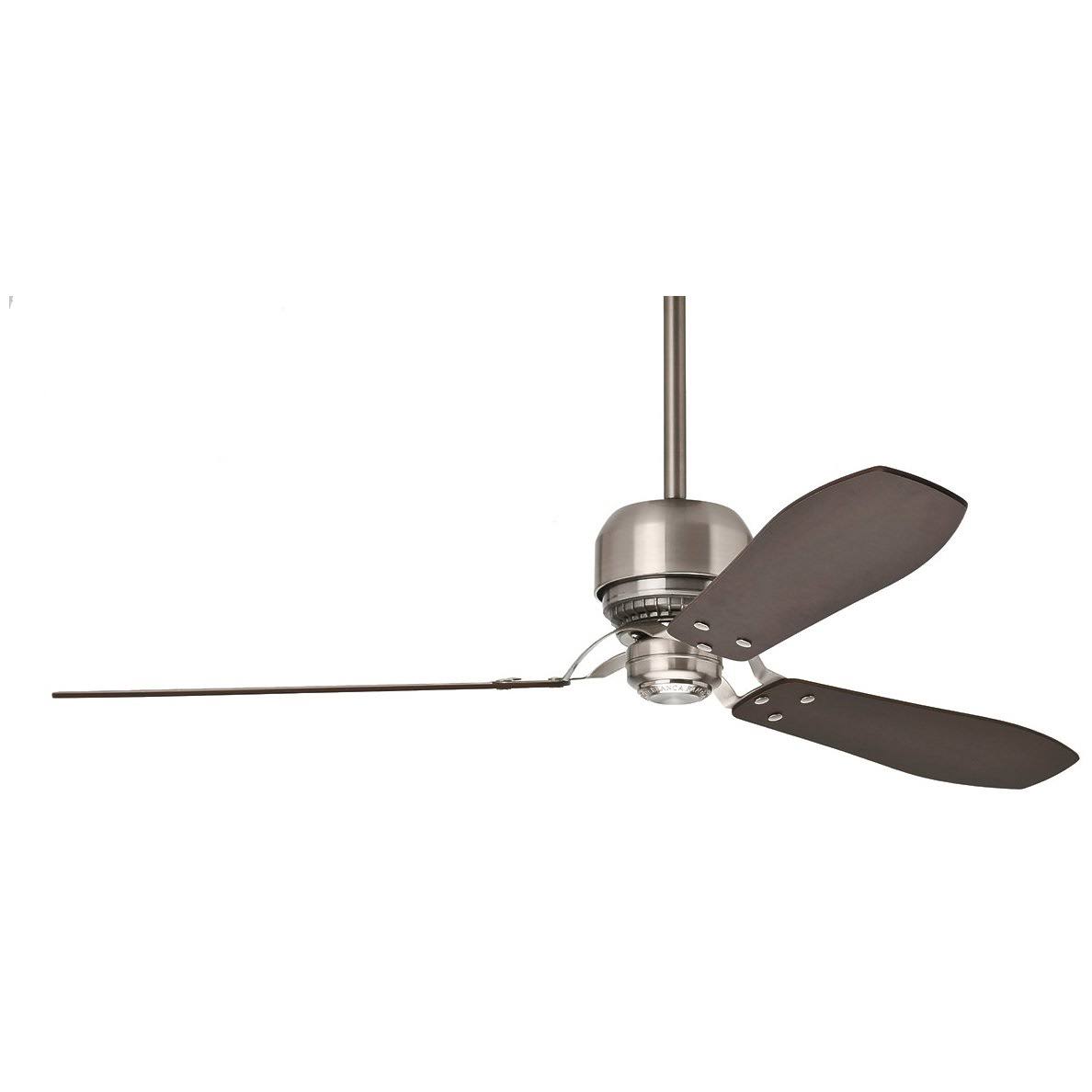 Brushed Nickel Ceiling Fan with Remote C345134