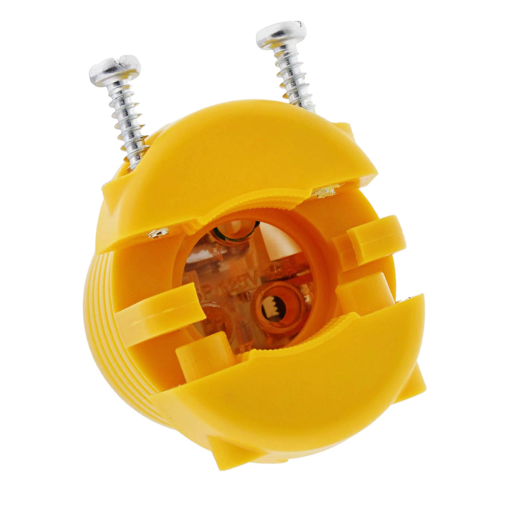 125V 15 Amp Male and Female Plug End 5pk X1083
