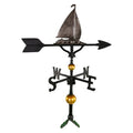 32 in. Deluxe Swedish Iron Sailboat Weathervane G81891