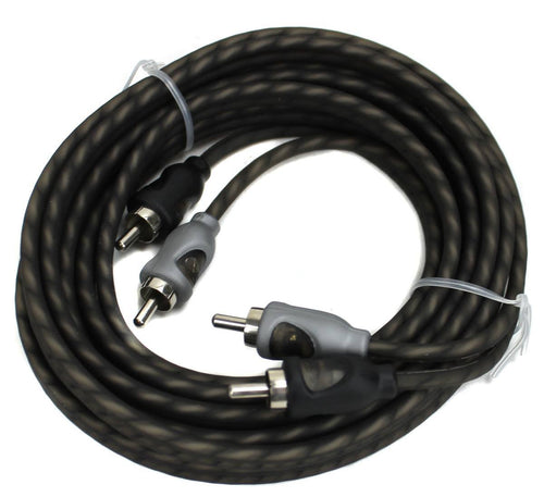 16 ft Twisted 2 CH RCA Car Audio Signal Cables U254