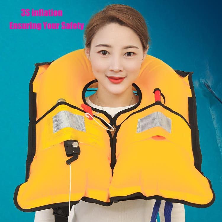 Adult High Buoyancy Manual Inflatable Swim Vest W3357