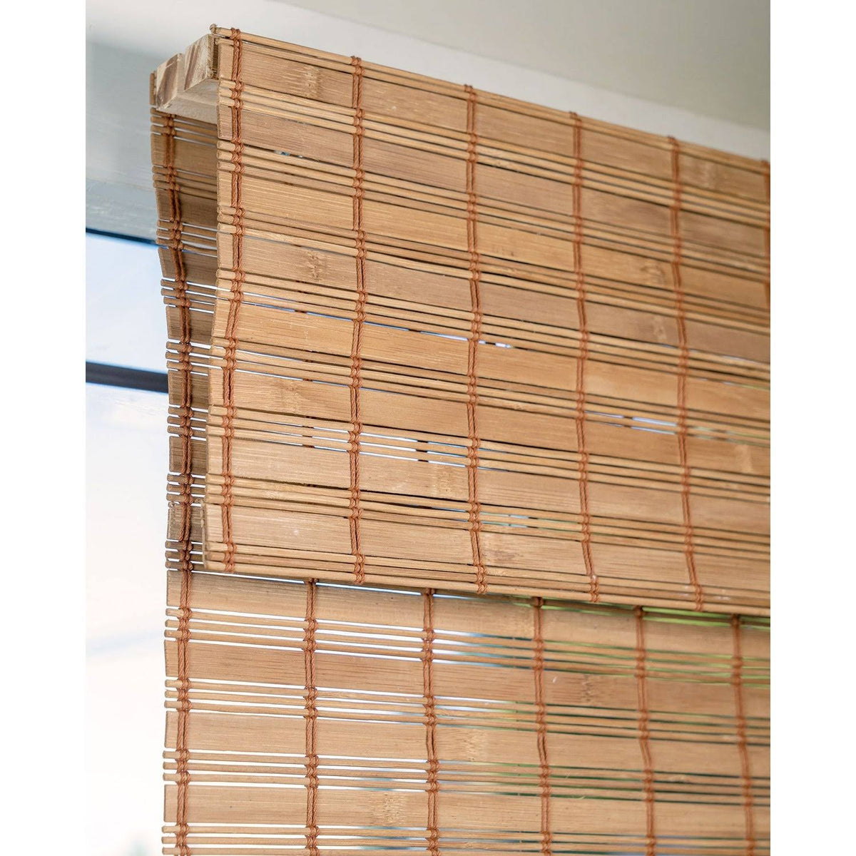 Cordless Bamboo Roman Shades 35 inch x 64 inch K519864