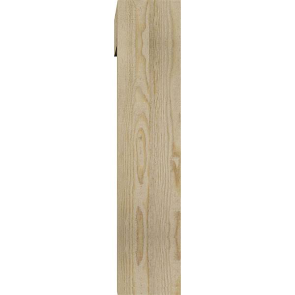 Thorton Block Rough Sawn Bracket with Offset Brace, Douglas Fir N4683