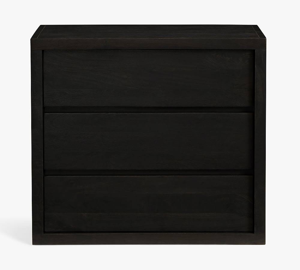 Warm Black 3-Drawer Dresser H187