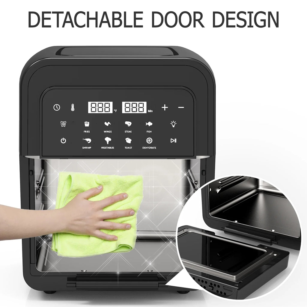 8-in-1 6.5 Quart Air Fryer Oven with Digital Touch-Screen W2277