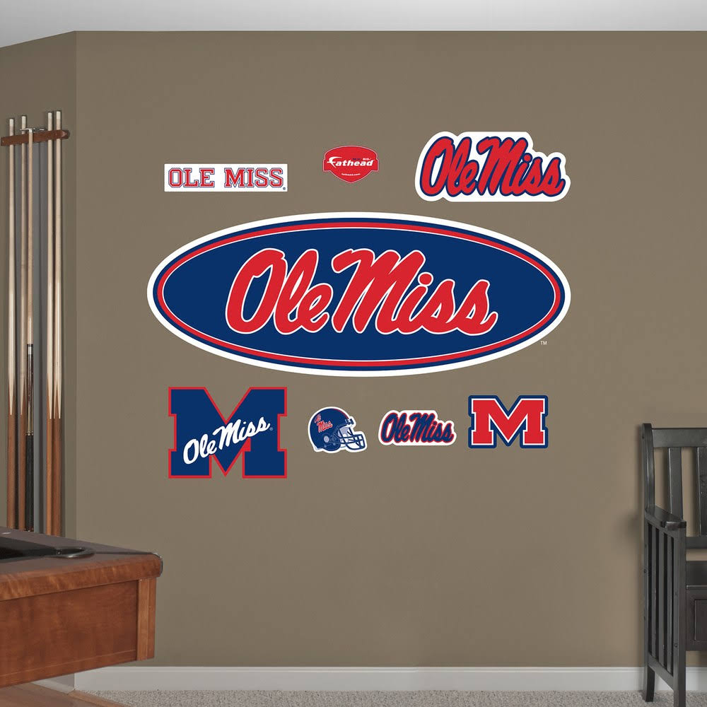 Ole Miss Rebels Logo Wall Decals I6345