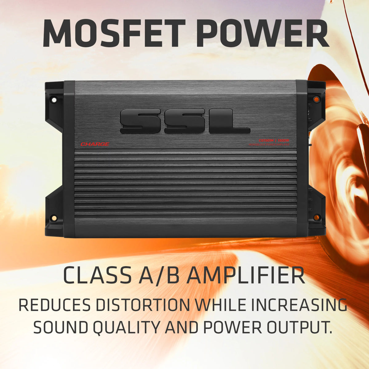 Car Audio Amplifier 1500 High Output 2/8 Ohm Q66197