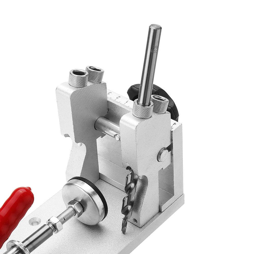 Woodworking Pocket Hole Jig System with Clamp and Hole Drill Bits E4377