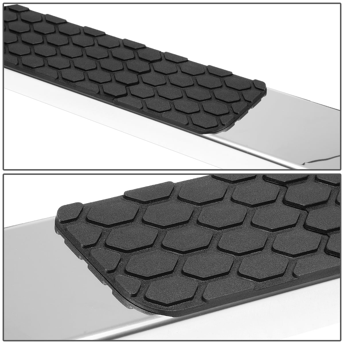 5" SS Flat Side Step Nerf Bar Running Boards Q458