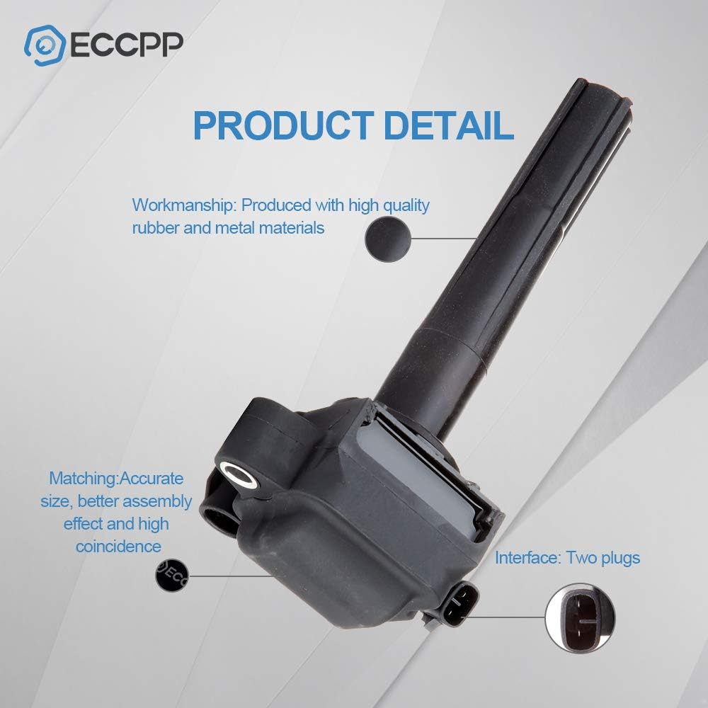 Portable Spare Car Ignition Coils Compatible with Lexus ES300 Toyota Avalon Camry Sienna Solara 1996-2003 Replacement for UF155 C1040 Pack of 3 I511122