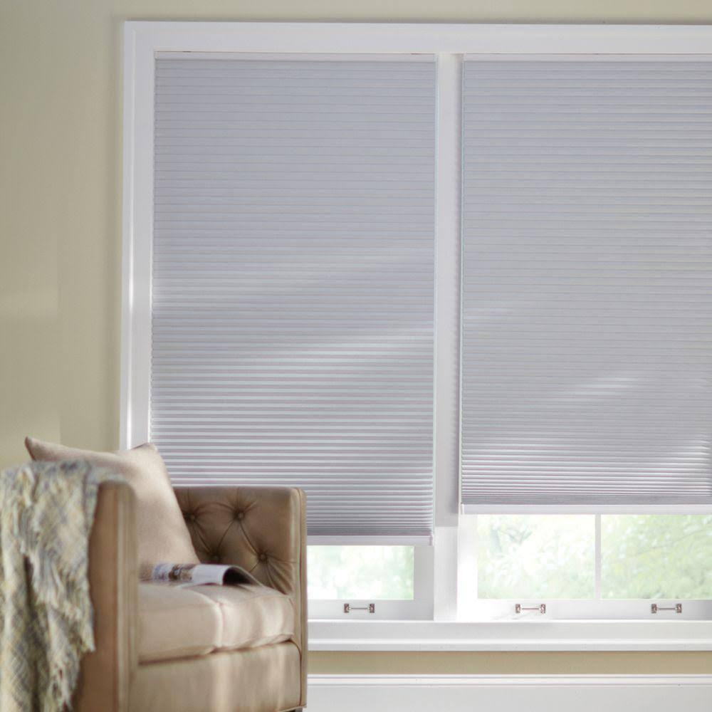 Shadow White Cordless Blackout Cellular Shade K8507