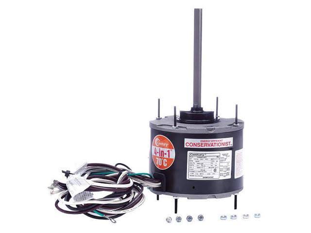 Condenser Fan Motor, 1/6to1/3HP, 1075 RPM J86440